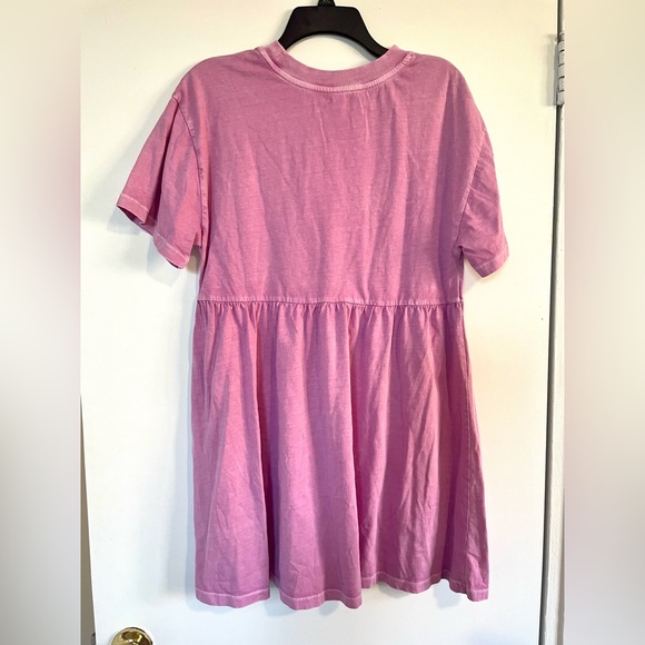NORDSTROM BP BABYDOLL ORGANIC COTTON T-SHIRT DRESS - Picture 4 of 6